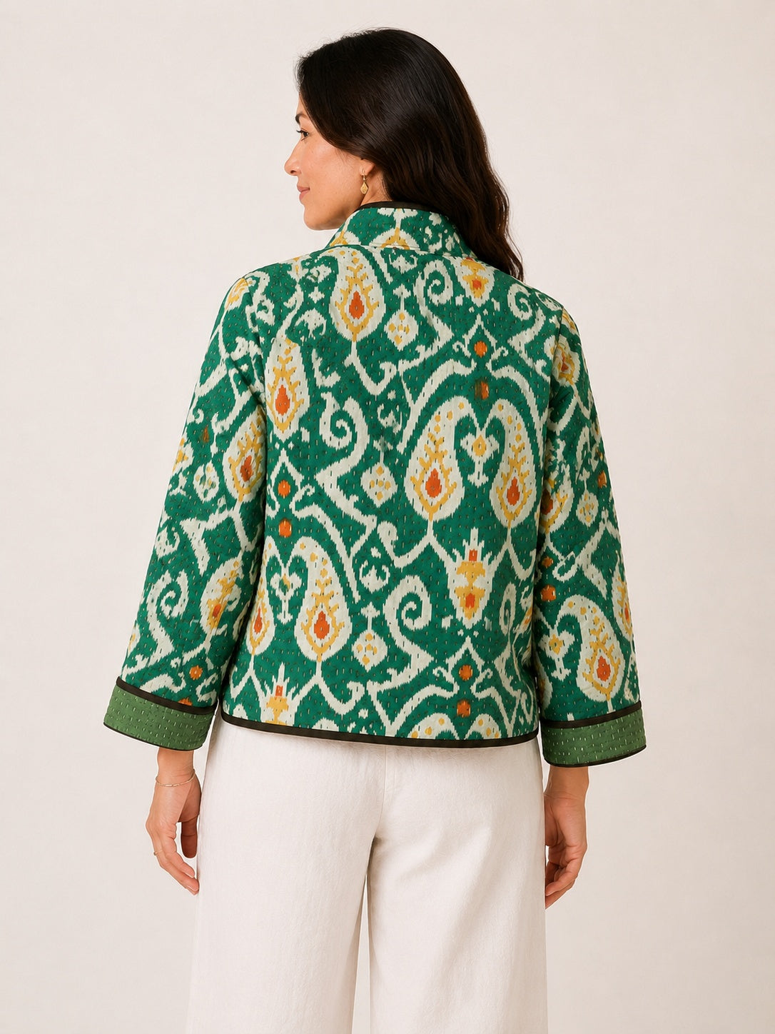 Emerald Paisley Jacket