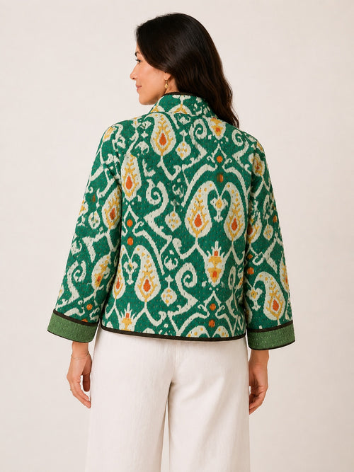 Emerald Paisley Jacket