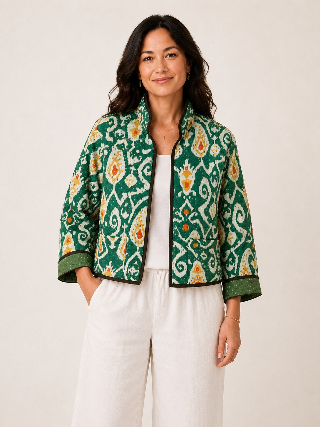 Emerald Paisley Jacket