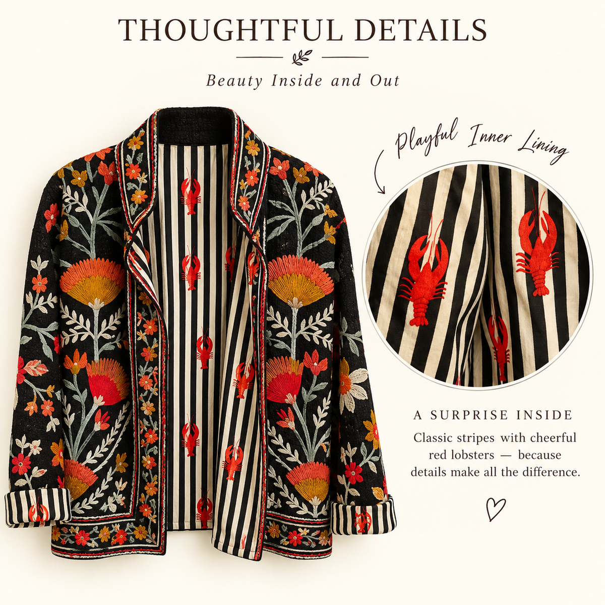Midnight Garden Cotton Jacket