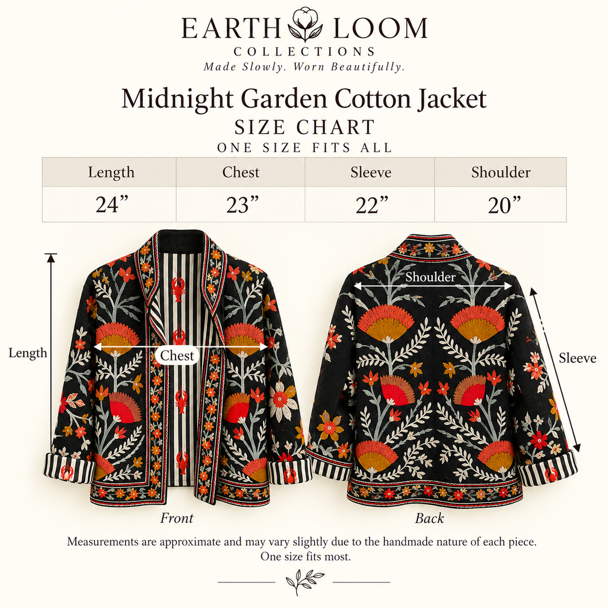 Midnight Garden Cotton Jacket