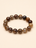 Mocha Swirl Agate Bracelet