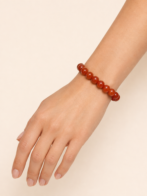 Ember Glow Carnelian Bracelet