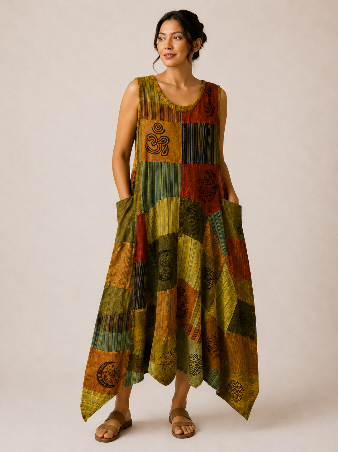 Golden Earth Nomad Dress