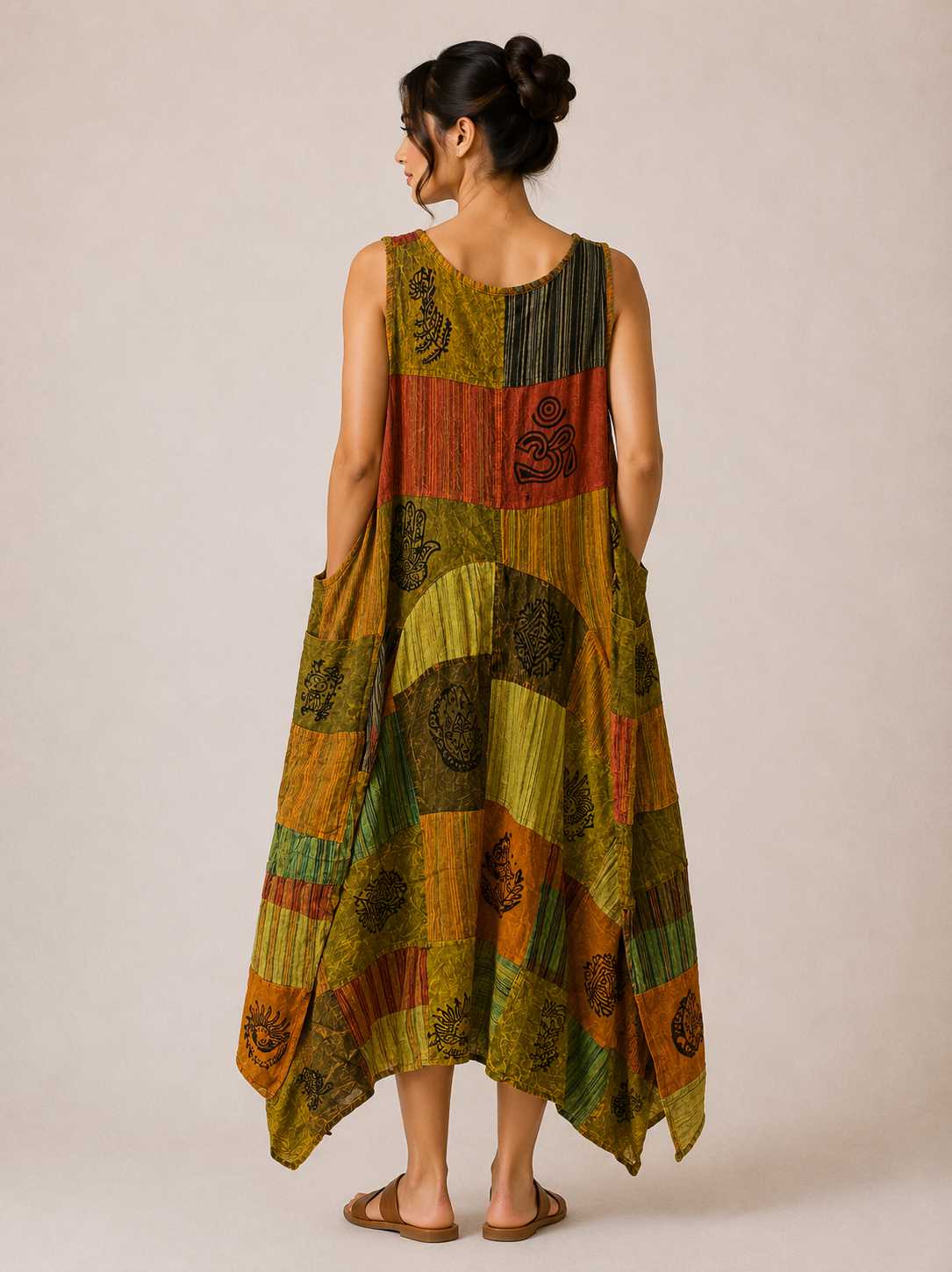 Golden Earth Nomad Dress
