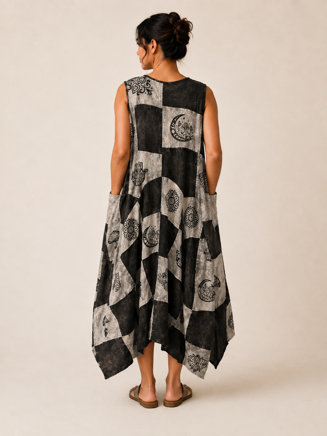 Moonstone Patchwork Dress