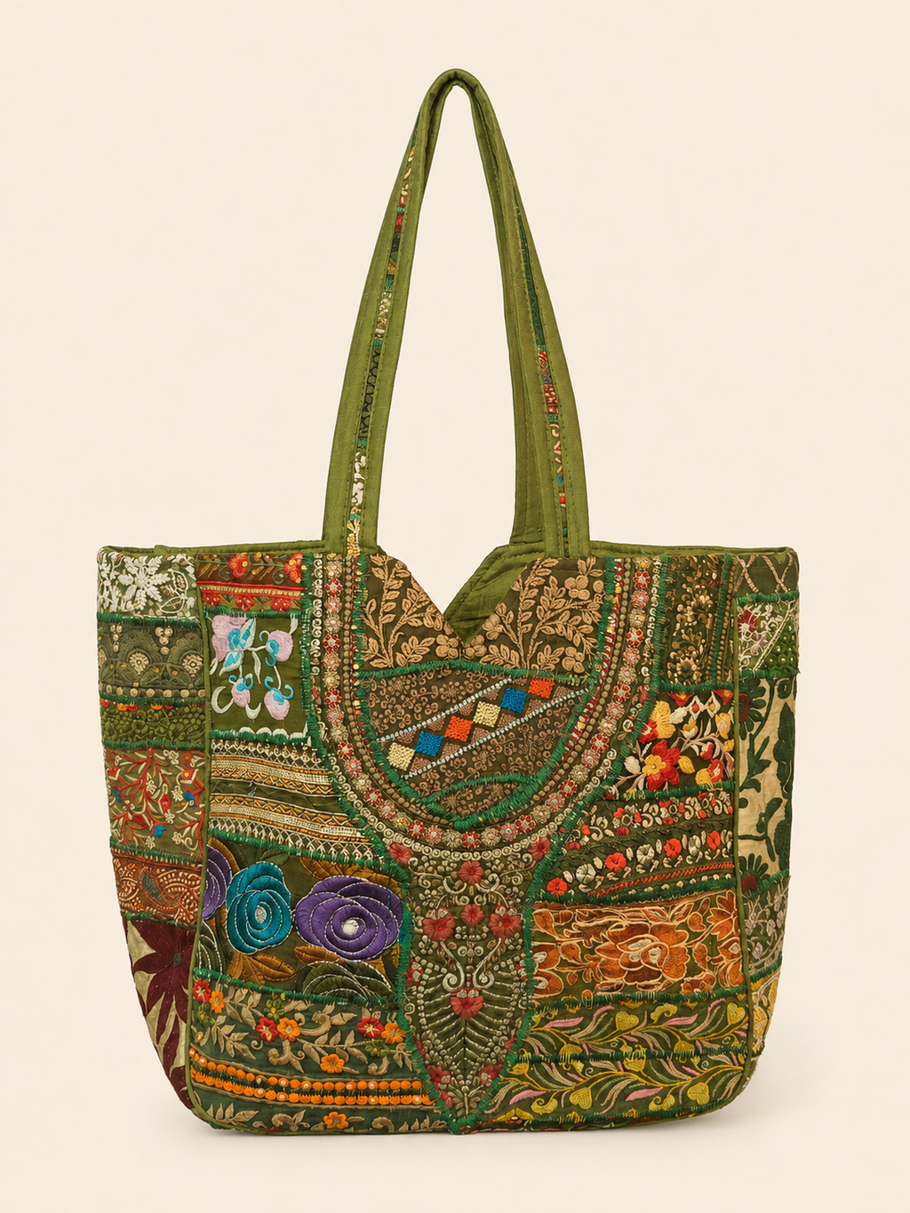 Moss and Marigold Tote
