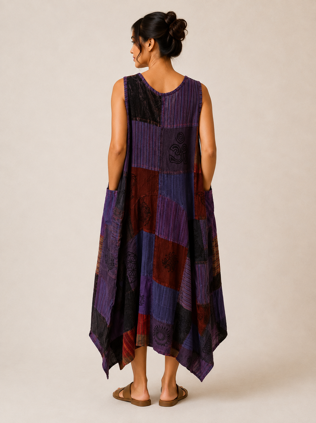 Plum Wanderer Dress