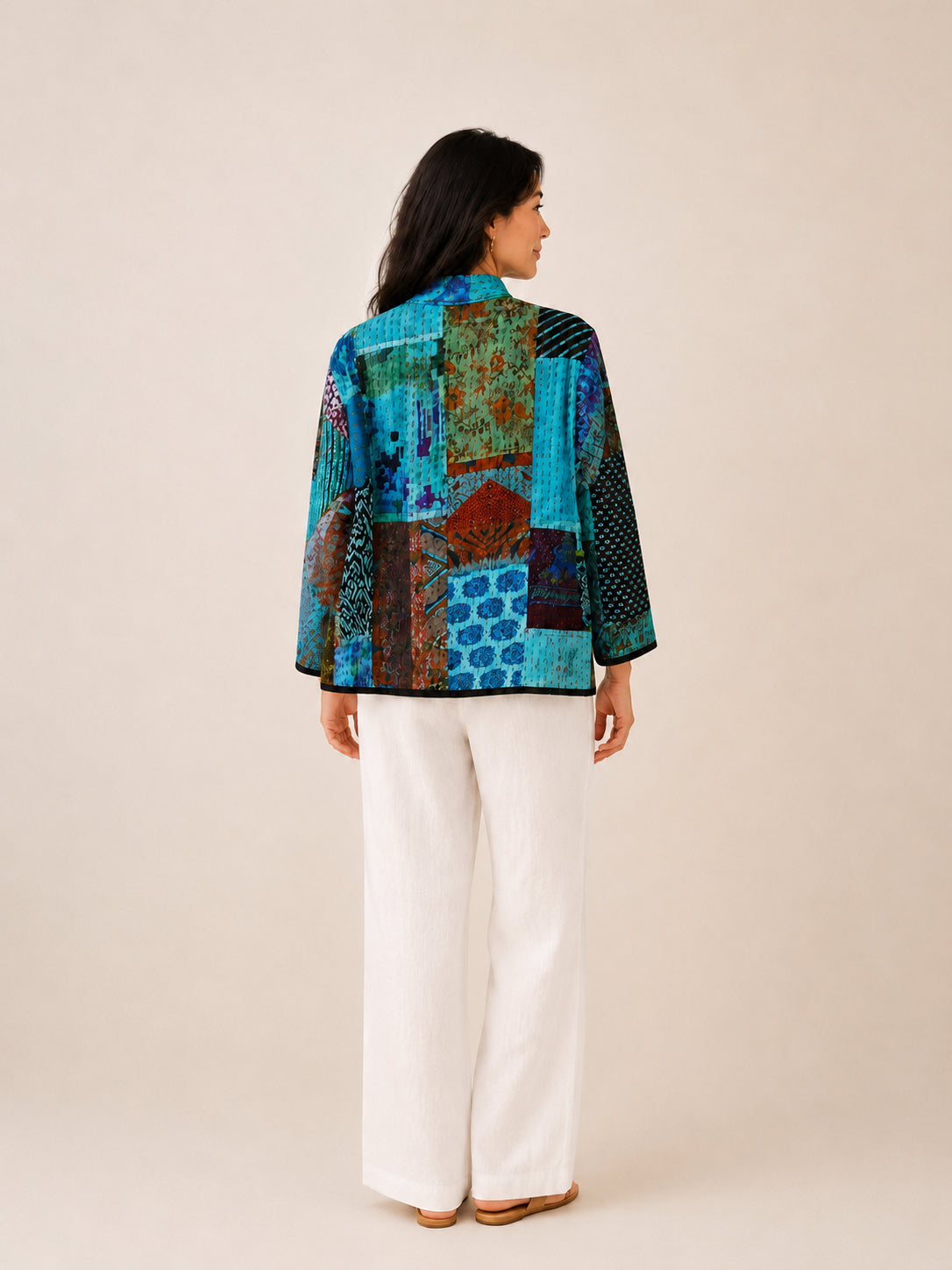 Teal Tapestry Jacket