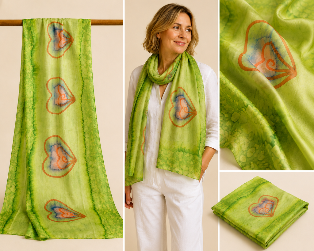 Verdant Whisper Scarf
